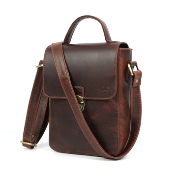 Mini Valley Handmade Leather Satchel - Image 2