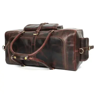 Blake Buffalo Leather Duffel Bag for Men - Image 5