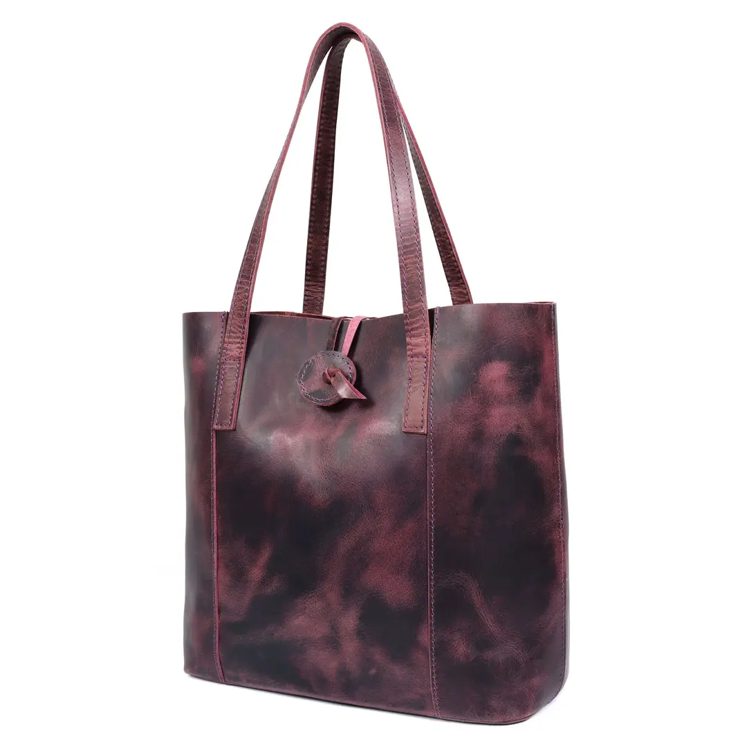 Lily Buffalo Leather Tote Combo Set - Image 5