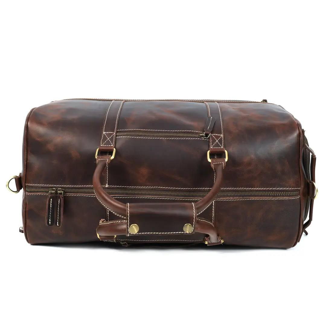 Ronan Buffalo Leather Duffel Bag - Image 2