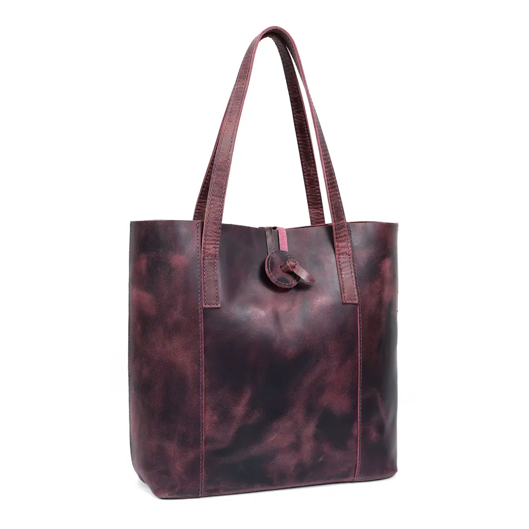 Lily Buffalo Leather Tote Combo Set - Image 3
