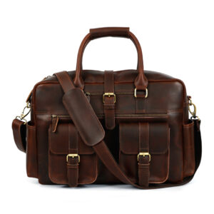 Haven Buffalo Leather Briefcase