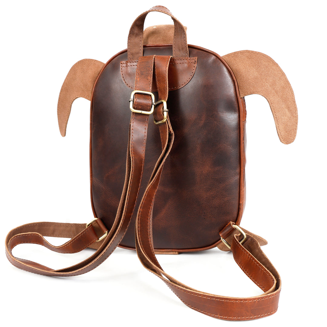 Handmade Turtle Leather Backpack - Image 4