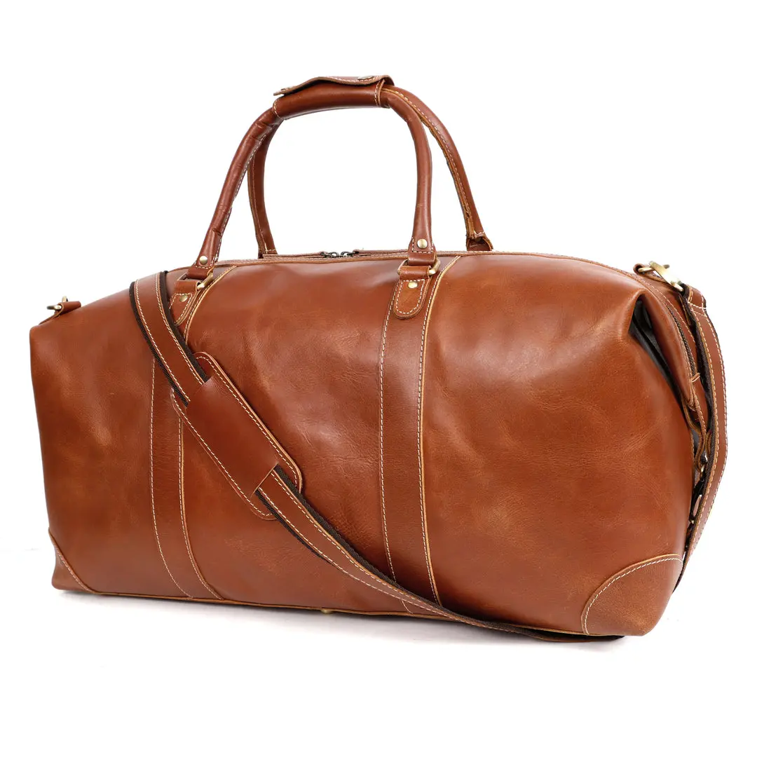 Douglas Buffalo Leather Duffel Bag - Image 2