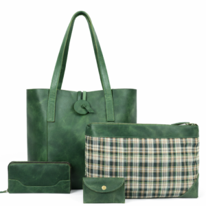 Lily Buffalo Leather Tote Combo Set