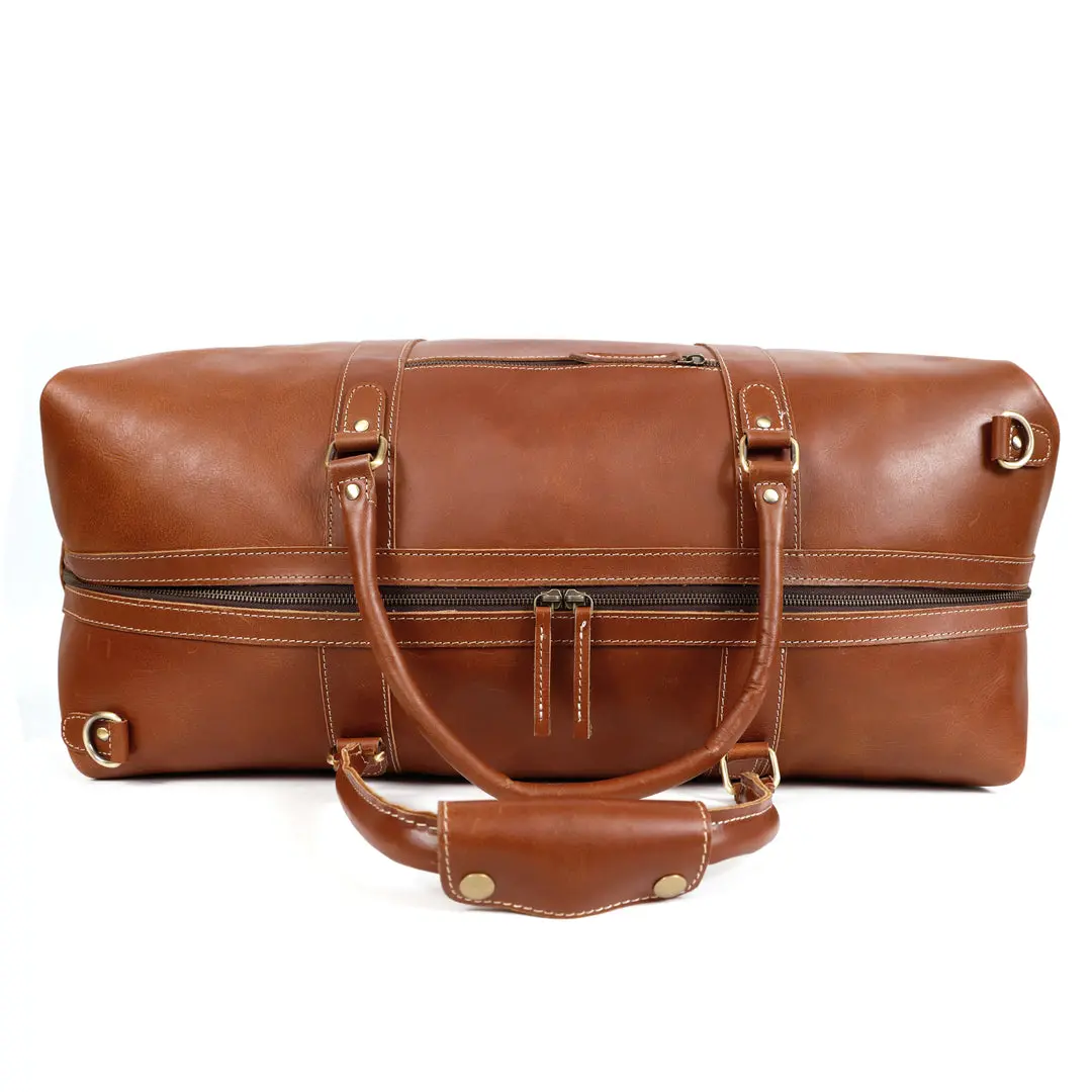 Douglas Buffalo Leather Duffel Bag - Image 5