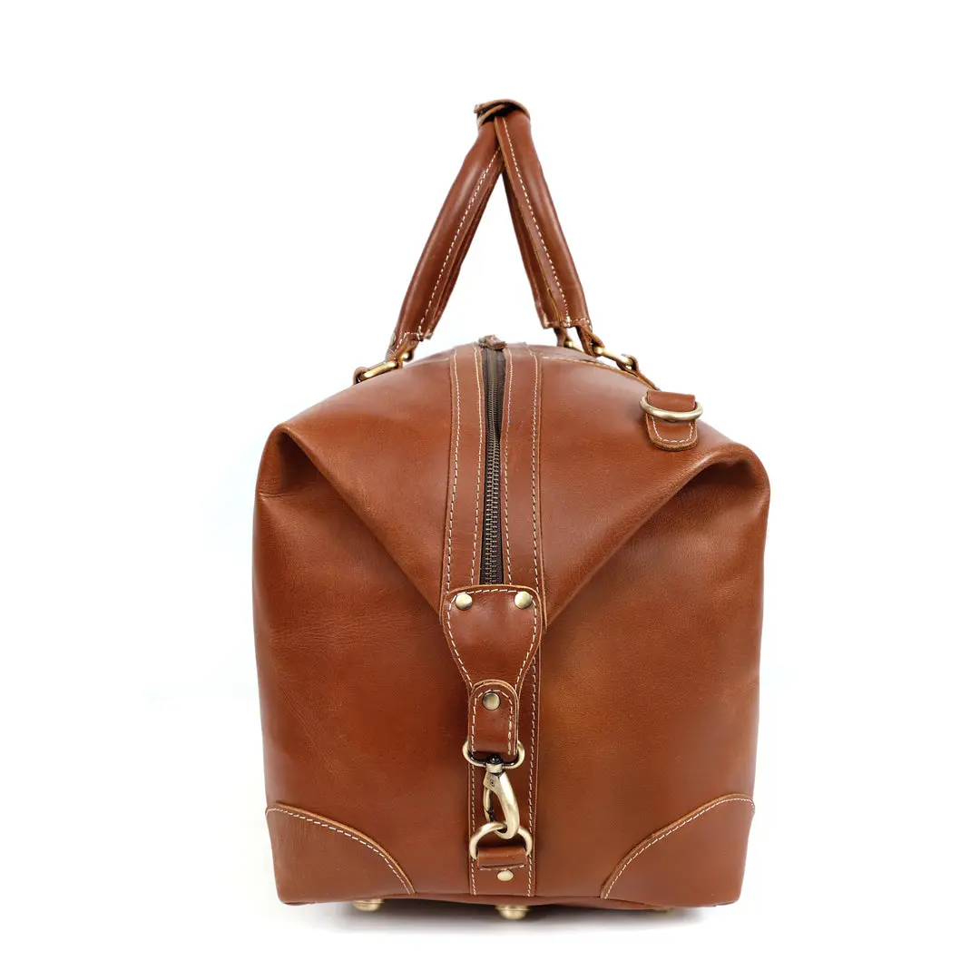 Douglas Buffalo Leather Duffel Bag - Image 6