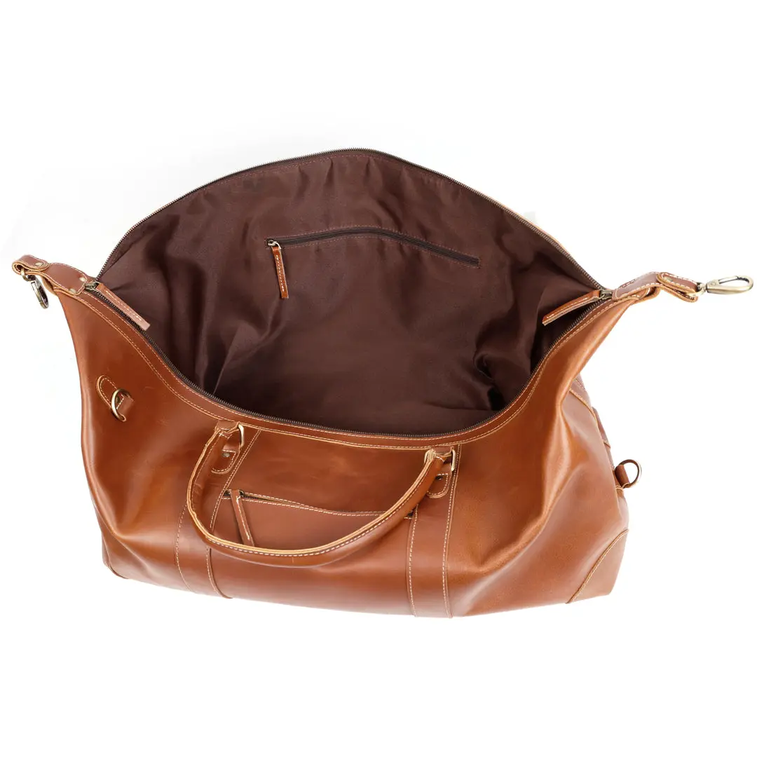 Douglas Buffalo Leather Duffel Bag - Image 7