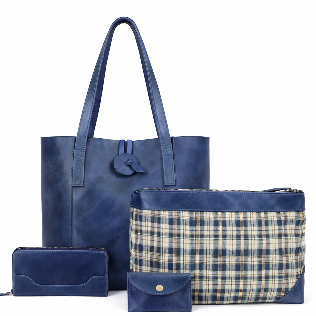 Lily Buffalo Leather Tote Combo Set - Image 7
