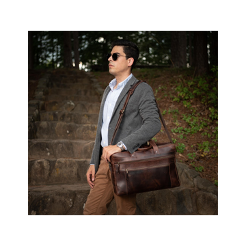 Avalon Leather Briefcase for Men - Image 7