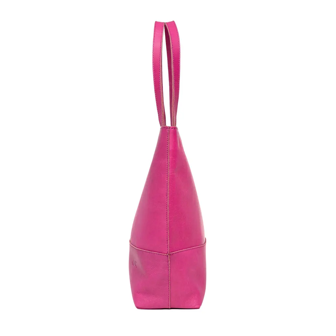 Flora Buffalo Leather Tote Bag - Image 2