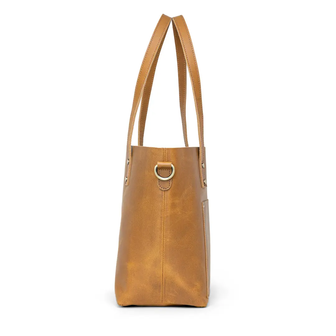 Sienna Buffalo Leather Tote Bag - Image 4