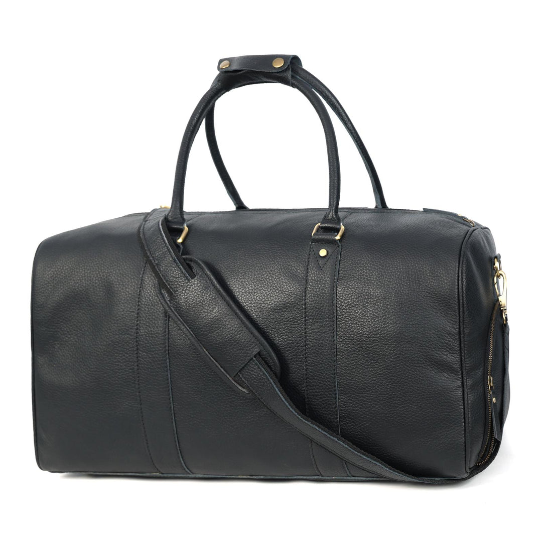 Premium Black Leather Travel & Work Combo Set - Image 2