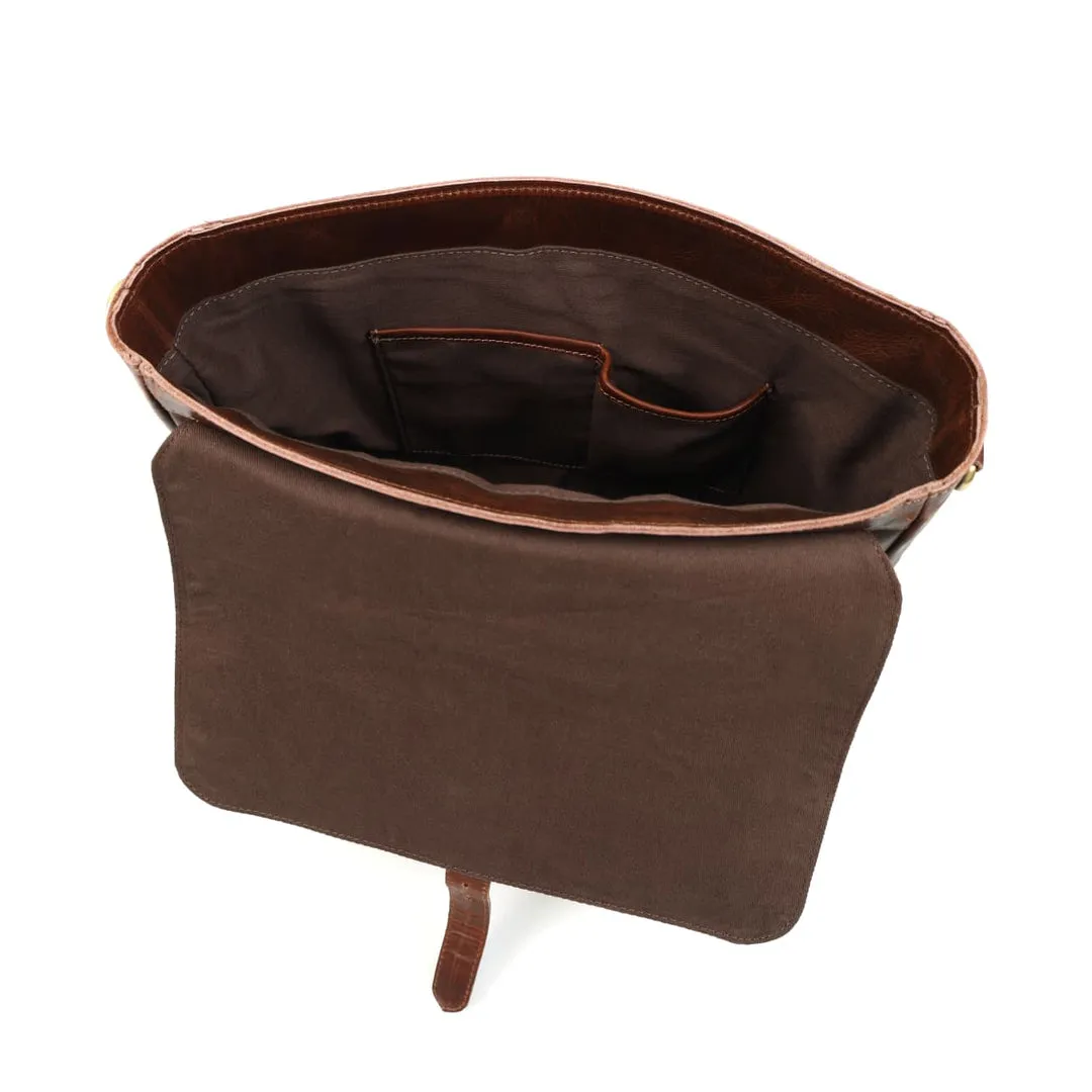 Eagle Handmade Leather Messenger Bag - Image 2