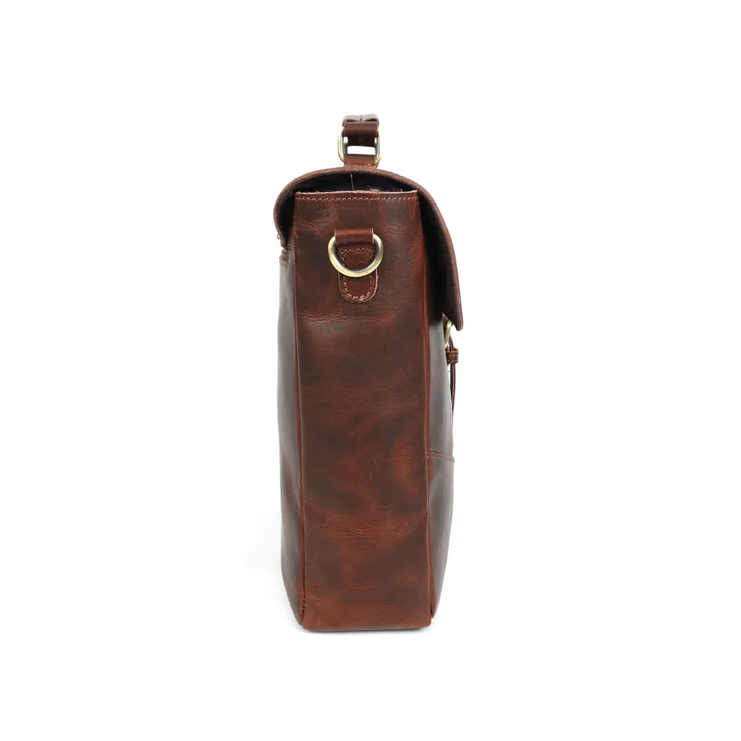 Eagle Handmade Leather Messenger Bag - Image 6
