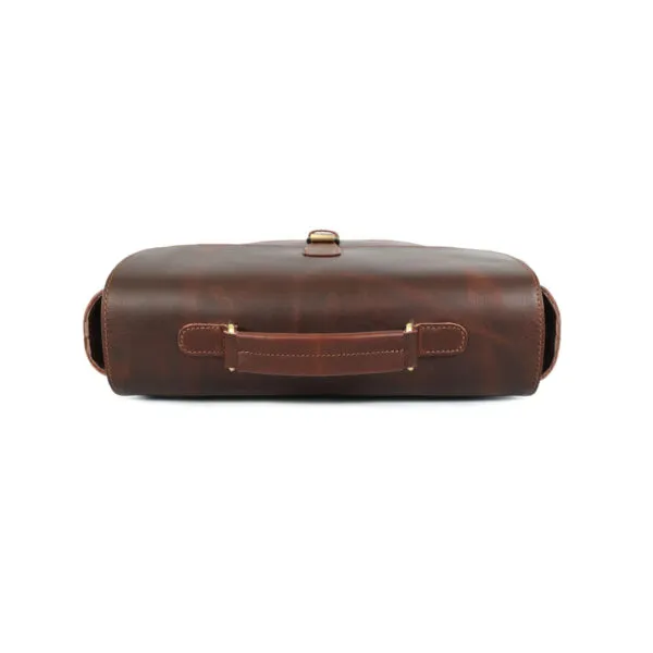 Eagle Handmade Leather Messenger Bag - Image 7