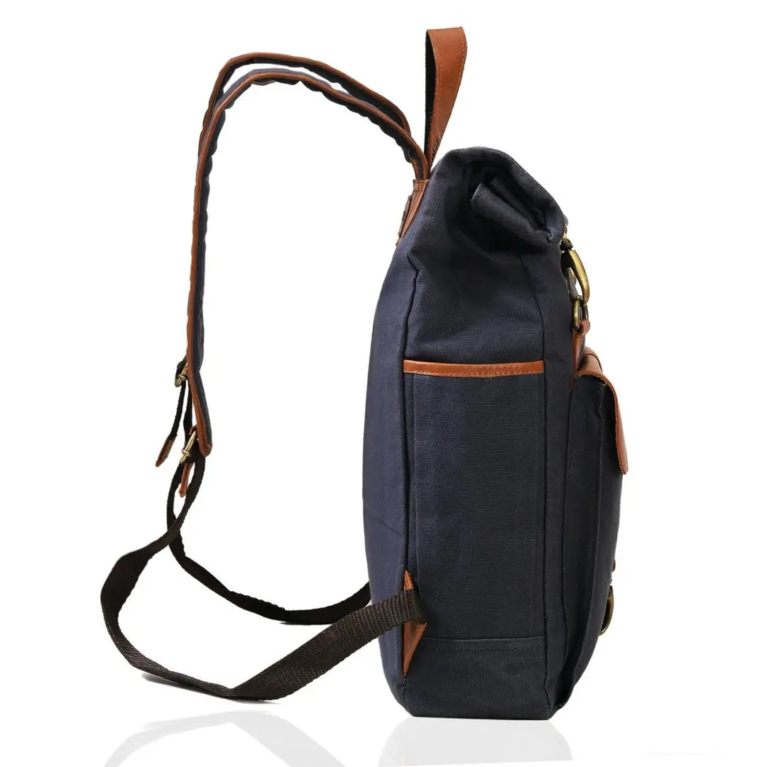 Drake Buffalo Leather Backpack - Image 4
