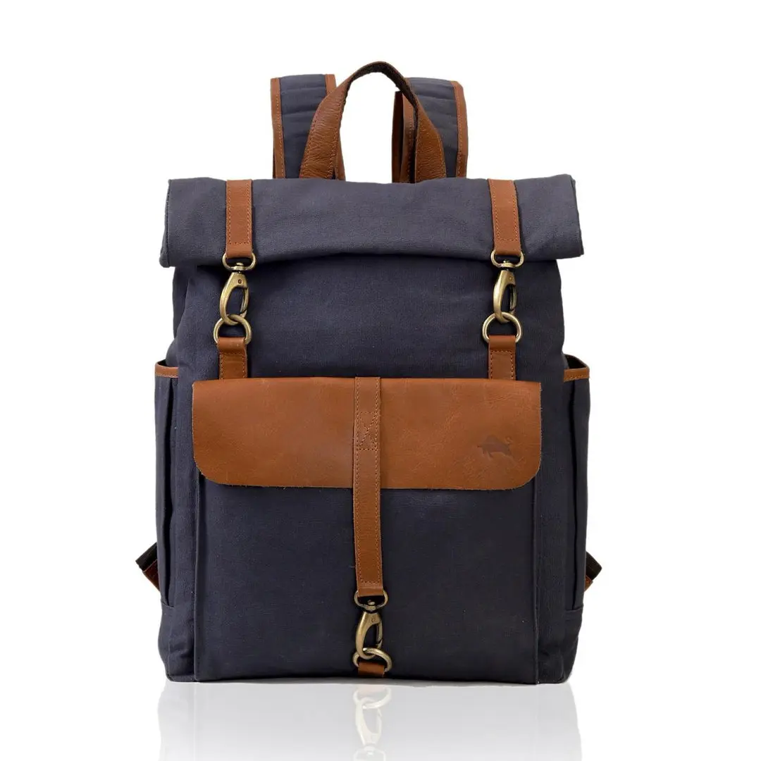 Drake Buffalo Leather Backpack - Image 3