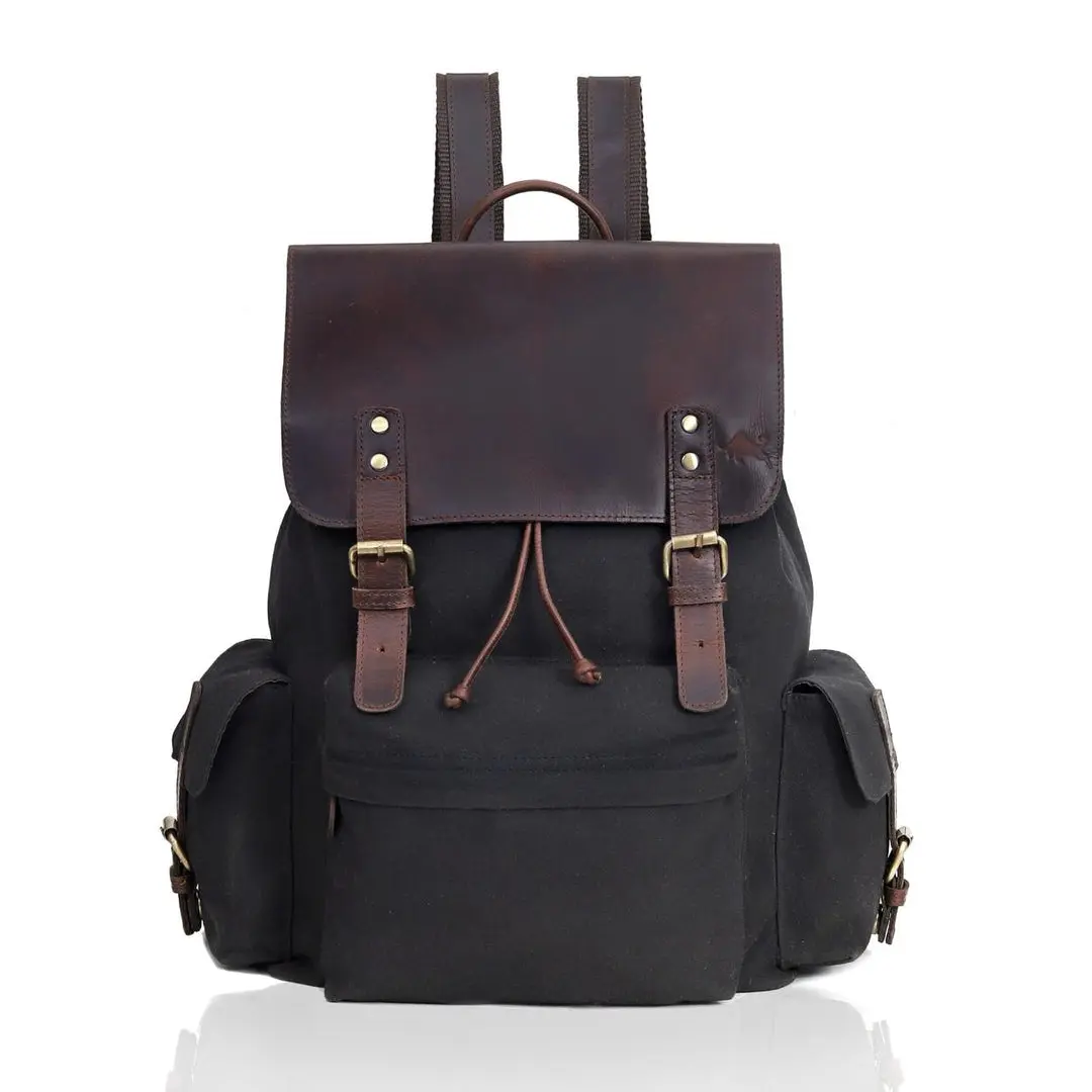 Reed Buffalo Leather Backpack - Image 2