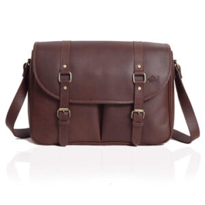 Terran Leather Messenger Bag