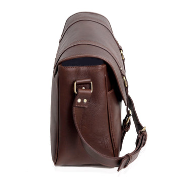 Terran Leather Messenger Bag - Image 3