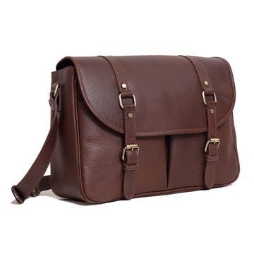 Terran Leather Messenger Bag - Image 5