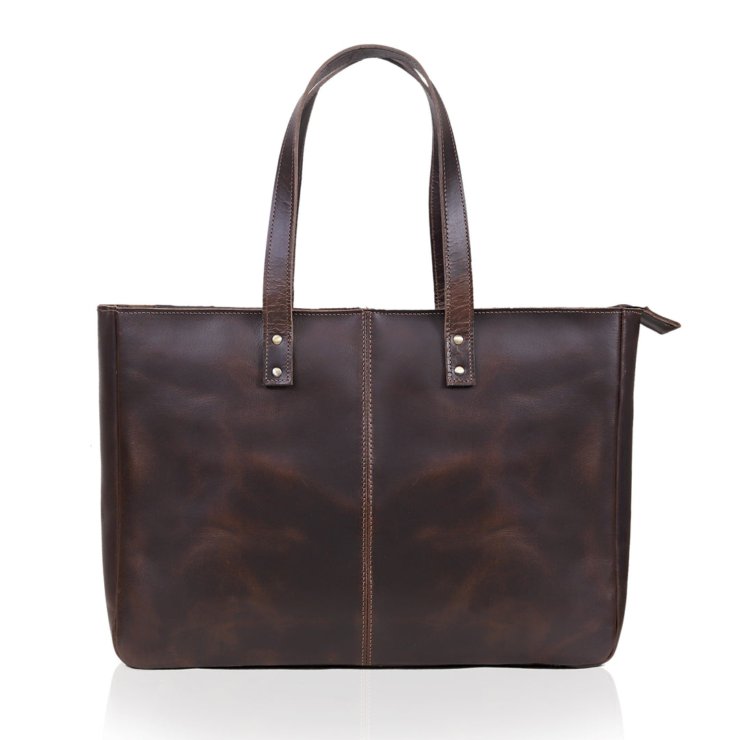 Ariana Buffalo Leather Tote Bag + Wallet Set - Image 2