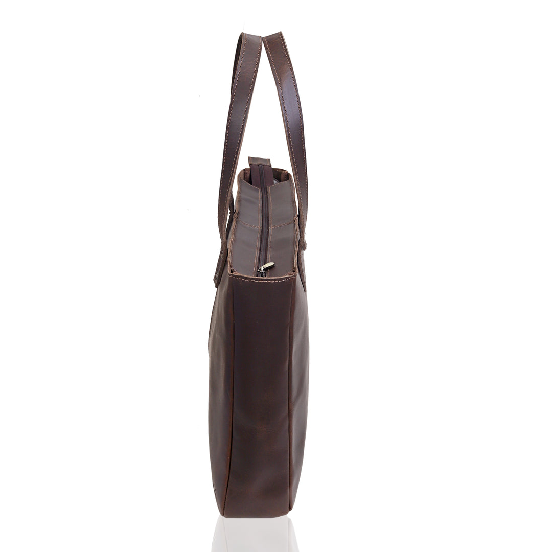 Ariana Buffalo Leather Tote Bag + Wallet Set - Image 6