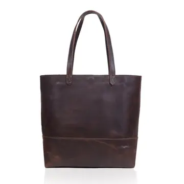 Lila Buffalo Leather Tote Bag - Image 2