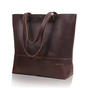 Lila Buffalo Leather Tote Bag - Image 5