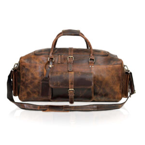 Wilder Buffalo Leather Duffel Bag for Men