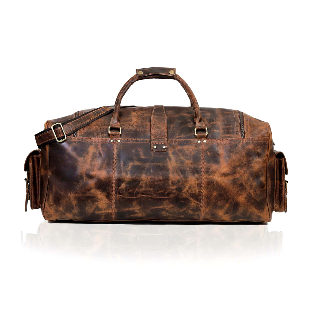 Wilder Buffalo Leather Duffel Bag for Men - Image 2