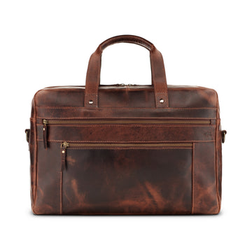 Avalon Leather Briefcase for Men - Image 2