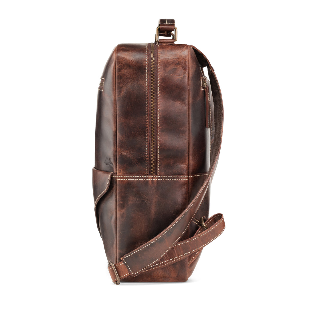Opal Buffalo Leather Backpack - Image 4