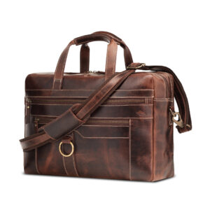 Jasper Buffalo Leather Briefcase