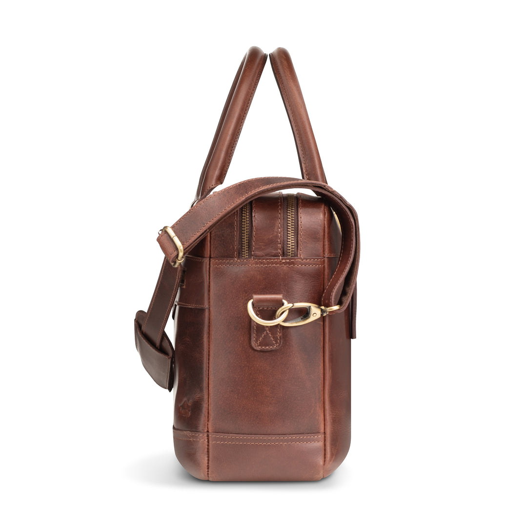 Maple Buffalo Leather Briefcase - Image 4