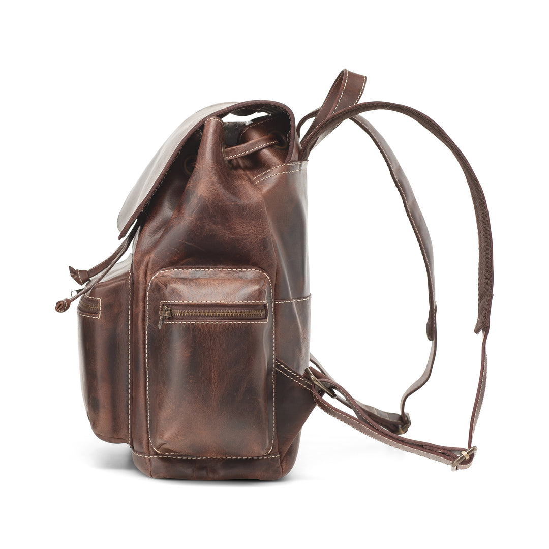 Spring Buffalo Leather Backpack - Image 4