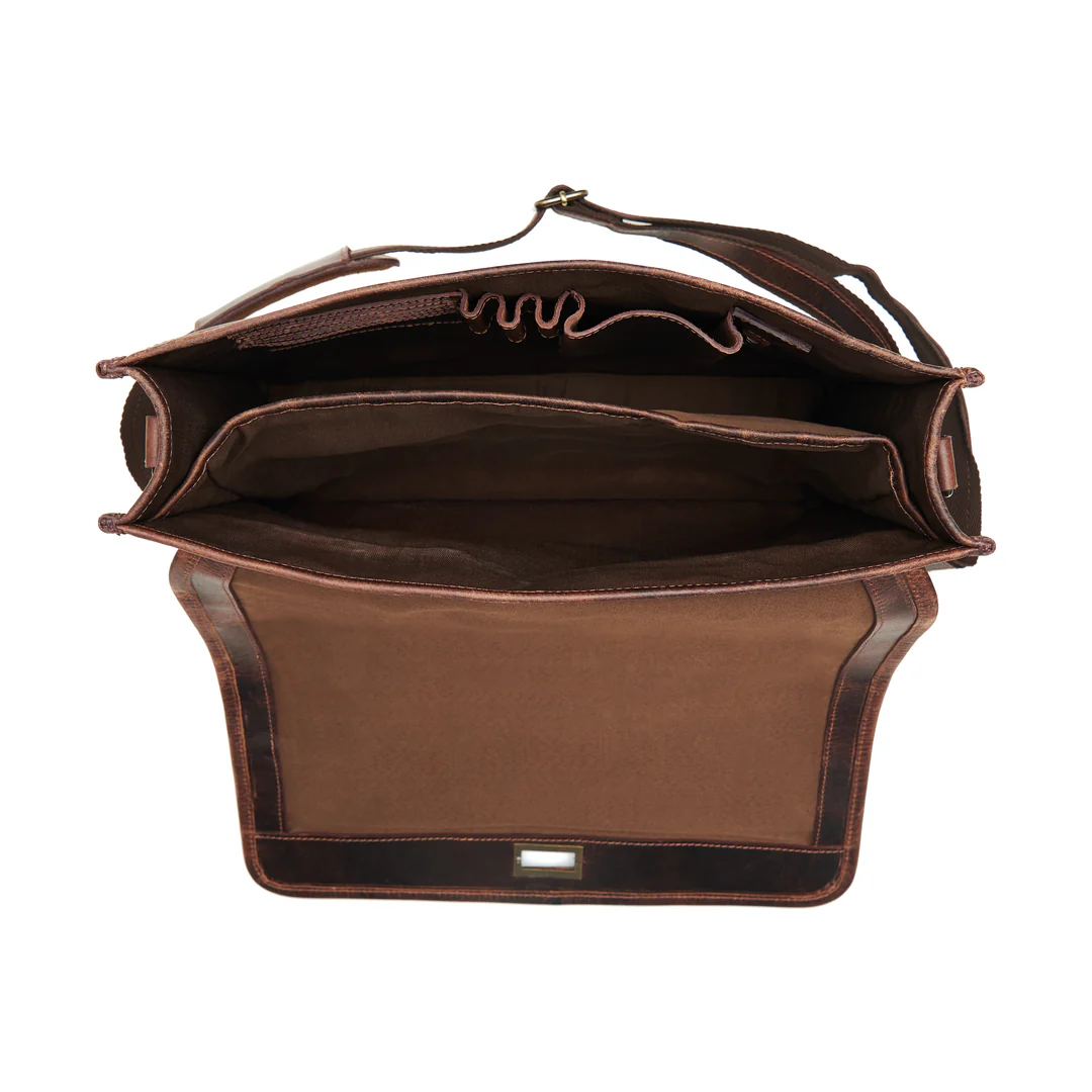 Parker Leather Messenger Bag for Men - Image 5