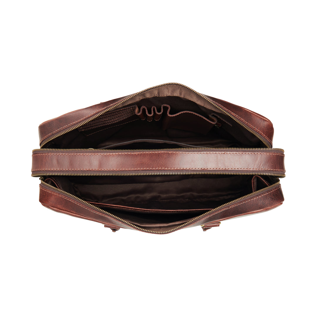 Maple Buffalo Leather Briefcase - Image 5