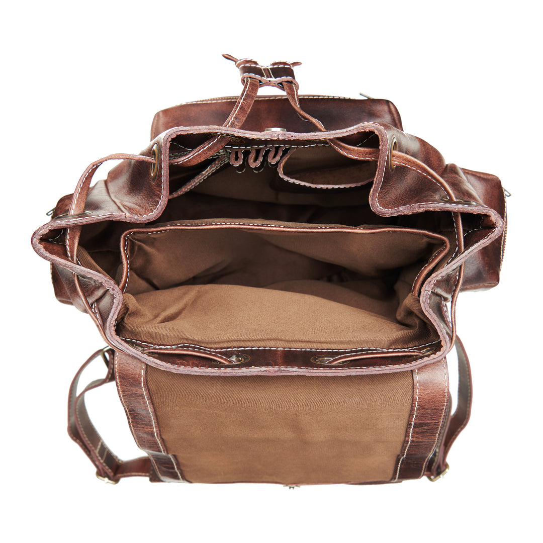 Spring Buffalo Leather Backpack - Image 5
