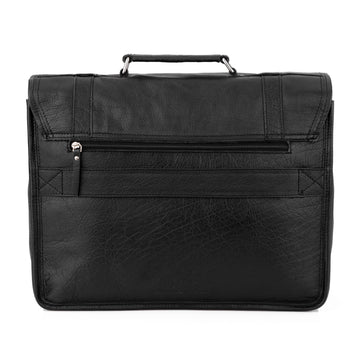 Pilot Black Leather Briefcase - Image 3