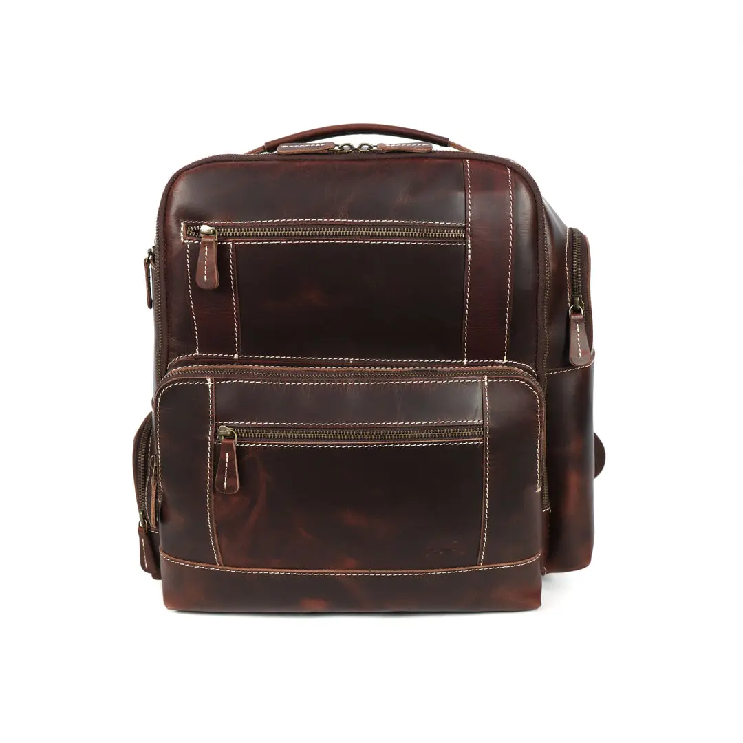 Boulder Buffalo Leather Backpack - Image 2