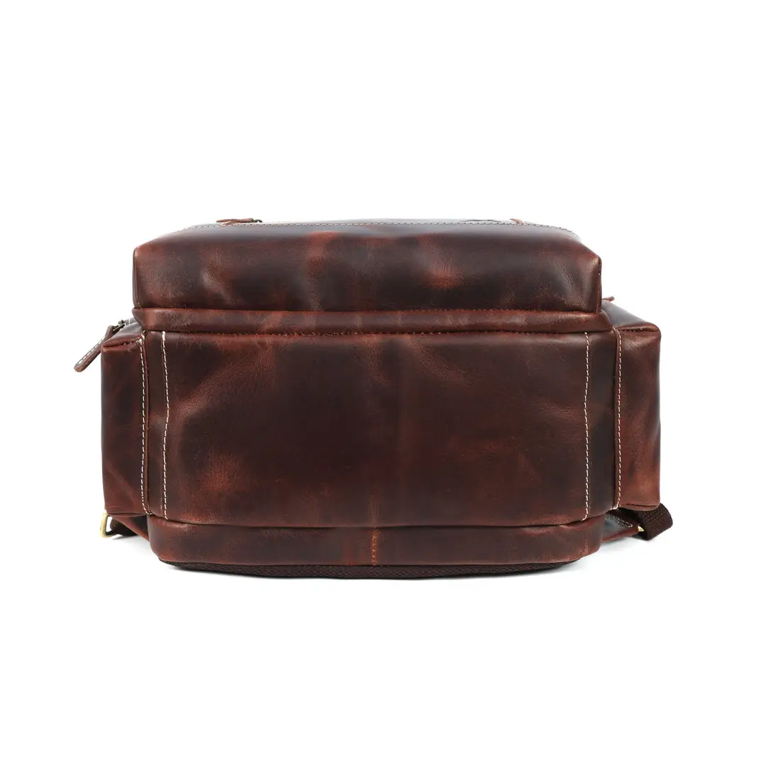 Boulder Buffalo Leather Backpack - Image 7