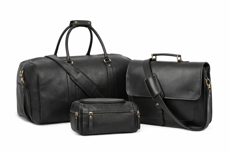 LevinsonBlackDuffelMessengerBagToiletryBagSet_1080x