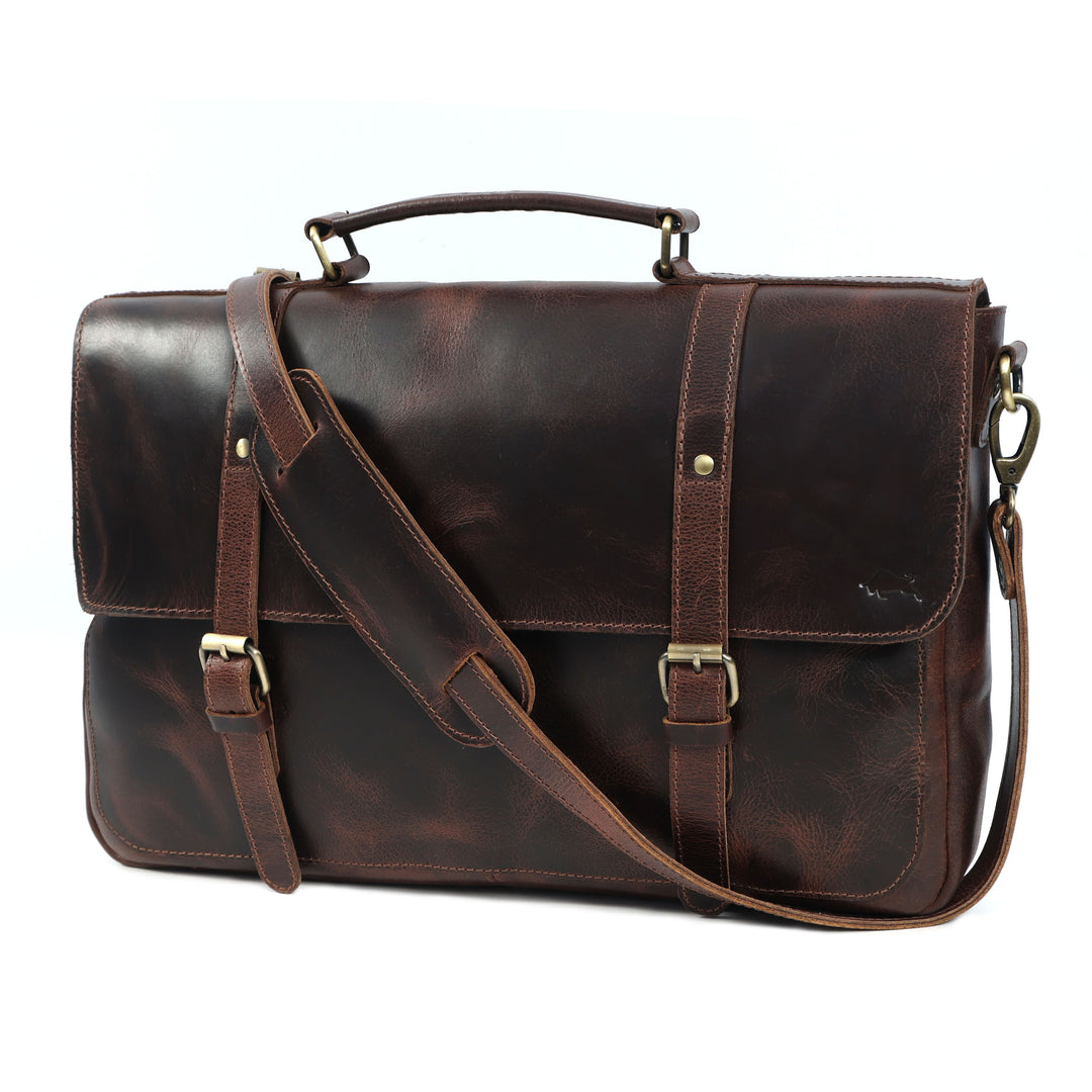 Canyon Buffalo Leather Messenger Bag