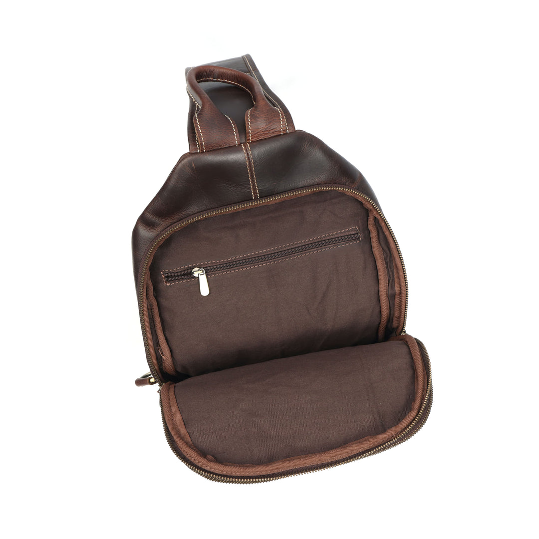 Fox Buffalo Leather Sling Bag - Image 6