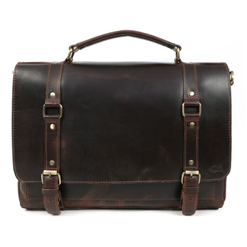 Rocky Buffalo Leather Messenger Bag - Image 2
