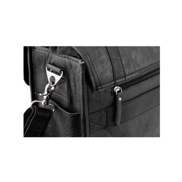 Pilot Black Leather Briefcase - Image 6