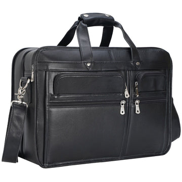 Mason Buffalo Leather Briefcase - Image 7