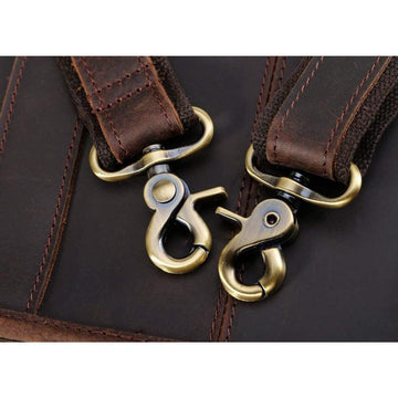 Mason Buffalo Leather Briefcase - Image 5